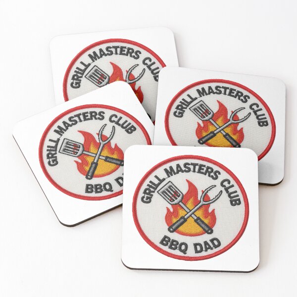 Item preview, Grill Masters Club BBQ Dad Patch designed and sold by Teeny Quities.