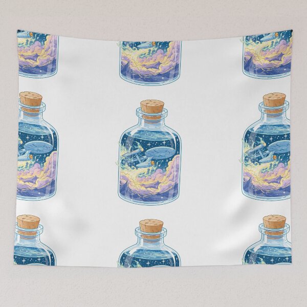 Item preview, Starship in a bottle designed and sold by MendaciousMina.