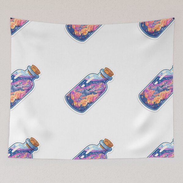 Item preview, Spaceship in a bottle designed and sold by MendaciousMina.