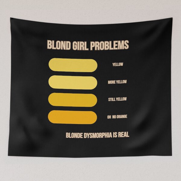 Item preview, Blond Girl Problems – Blonde Dysmorphia Is Real Funny Hair Humor Design designed and sold by HiPatti.