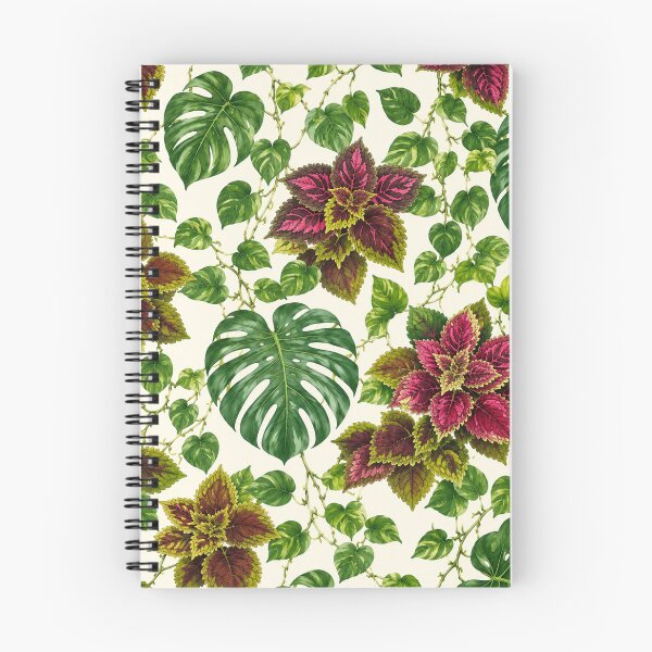 Item preview, Tropical Monstera Coleus Pothos Botanical Pattern designed and sold by NaphDesigns.