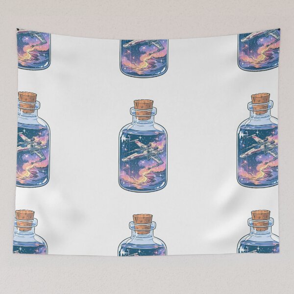 Item preview, Spaceship in a bottle designed and sold by MendaciousMina.
