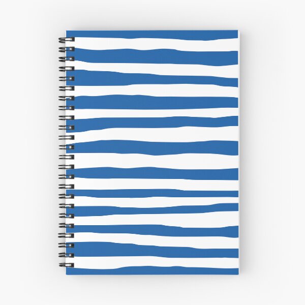 Item preview, Flowing Horizontal Stripes Blue and White designed and sold by tonymagnerart.