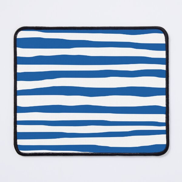 Item preview, Flowing Horizontal Stripes Blue and White designed and sold by tonymagnerart.