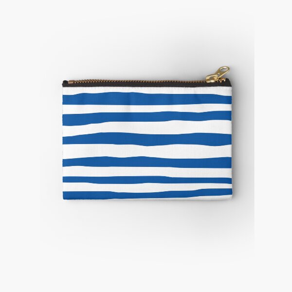 Item preview, Flowing Horizontal Stripes Blue and White designed and sold by tonymagnerart.