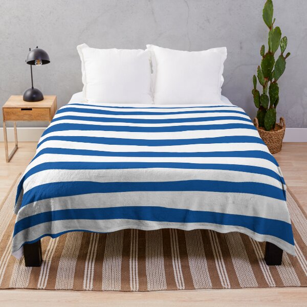 Item preview, Flowing Horizontal Stripes Blue and White designed and sold by tonymagnerart.