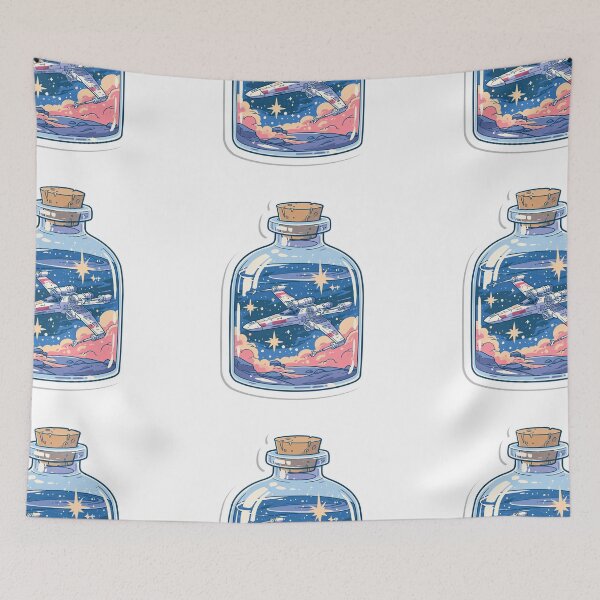Item preview, Spaceship in a bottle designed and sold by MendaciousMina.