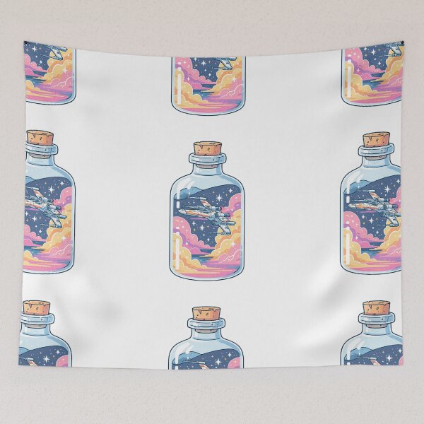Item preview, Spaceship in a bottle designed and sold by MendaciousMina.