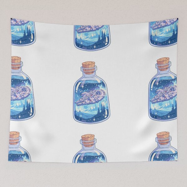 Item preview, Spaceship in a bottle designed and sold by MendaciousMina.