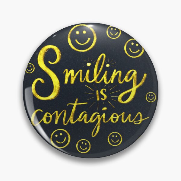 Item preview, Smiling is contagious designed and sold by Script & Scribble .