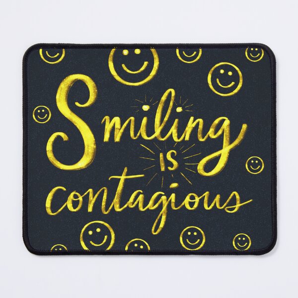 Item preview, Smiling is contagious designed and sold by Script & Scribble .