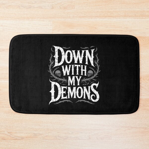 Item preview, Down With My Demons Dark Humor Gift for Goths designed and sold by Say It With Ink.