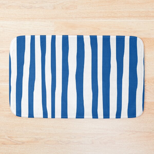 Item preview, Dancing Vertical Stripes Blue and White designed and sold by tonymagnerart.