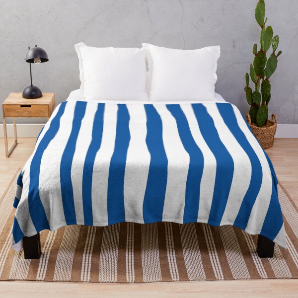 Item preview, Dancing Vertical Stripes Blue and White designed and sold by tonymagnerart.
