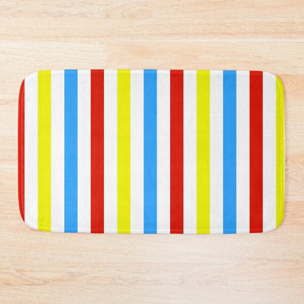 Item preview, Red, Yellow and Blue Vertical Stripes with White designed and sold by TwelveParties.