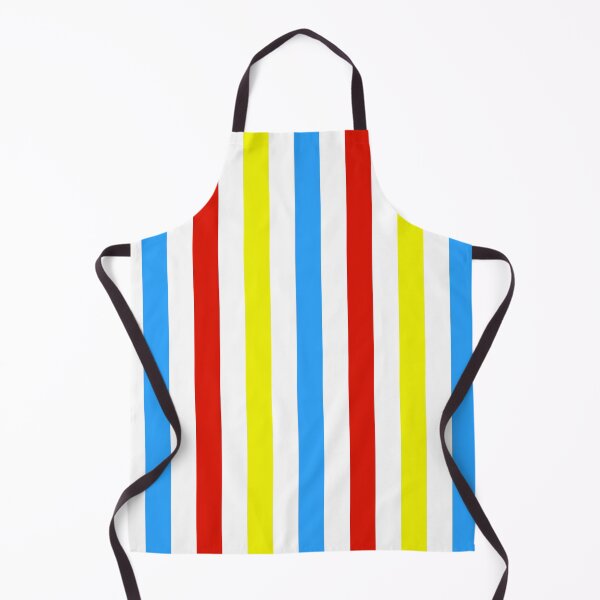 Item preview, Red, Yellow and Blue Vertical Stripes with White designed and sold by TwelveParties.