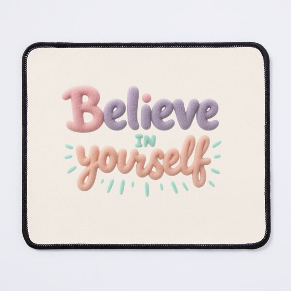 Item preview, Believe In Yourself Cute Aesthetic Motivational Quote designed and sold by Siti Hoiriyah.