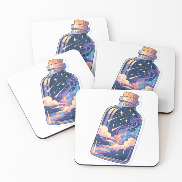 Item preview, Shooting stars in a bottle designed and sold by MendaciousMina.