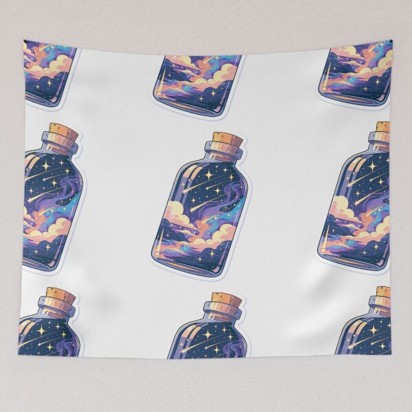 Item preview, Shooting stars in a bottle designed and sold by MendaciousMina.
