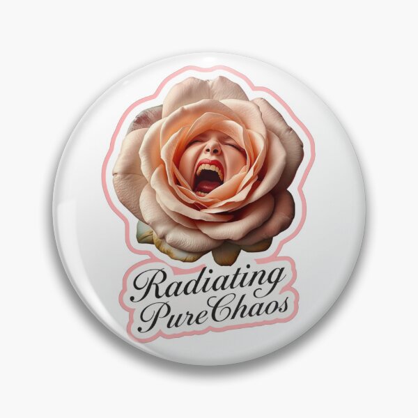 Item preview, Radiating Pure Chaos Screaming Flower designed and sold by MoodPeel_ .