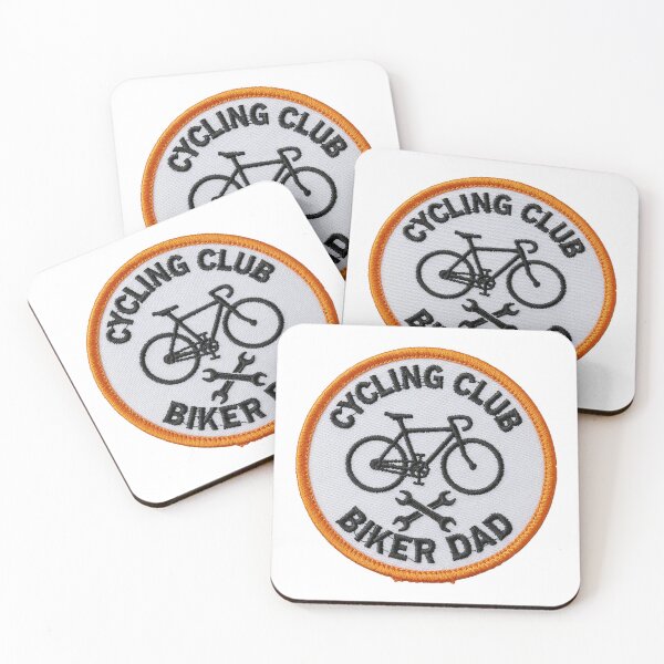 Item preview, Cycling Club Biker Dad Patch designed and sold by Teeny Quities.