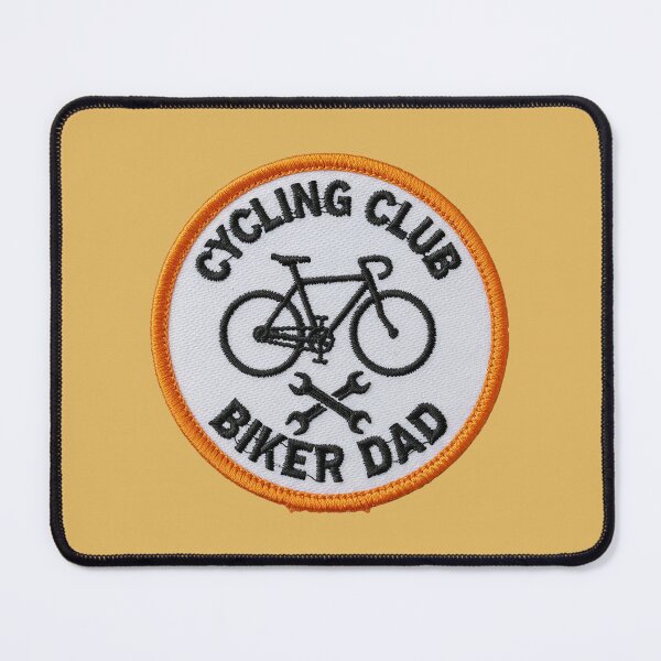 Item preview, Cycling Club Biker Dad Patch designed and sold by Teeny Quities.