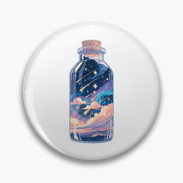 Item preview, Shooting stars in a bottle designed and sold by MendaciousMina.