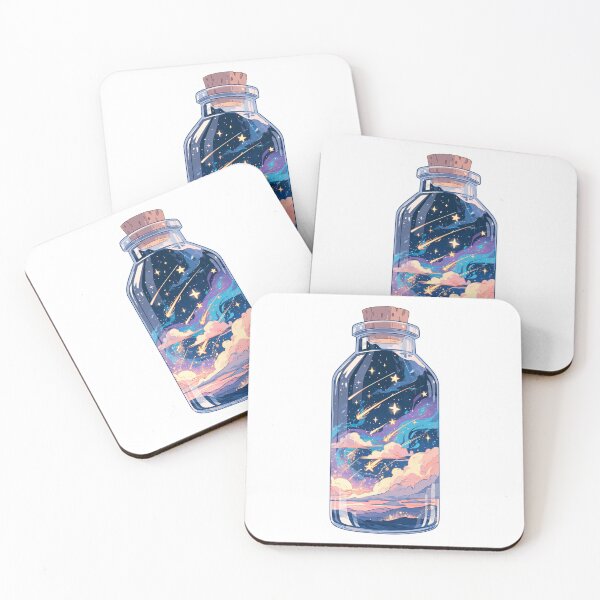 Item preview, Shooting stars in a bottle designed and sold by MendaciousMina.