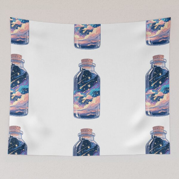 Item preview, Shooting stars in a bottle designed and sold by MendaciousMina.