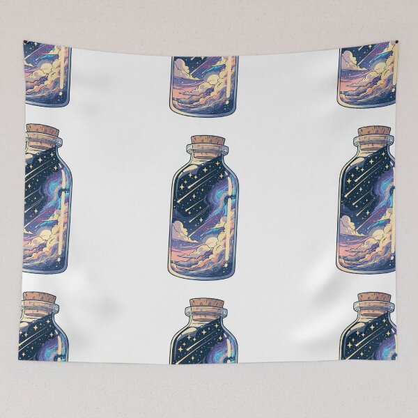 Item preview, Shooting stars in a bottle designed and sold by MendaciousMina.