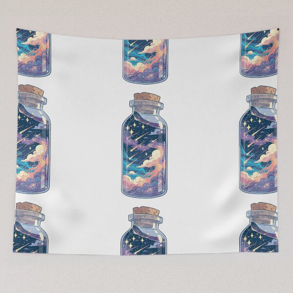 Item preview, Shooting stars in a bottle designed and sold by MendaciousMina.