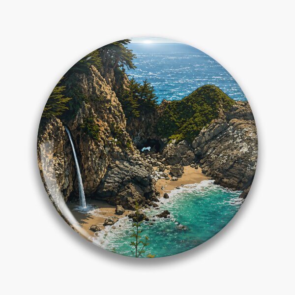 Item preview, Big Sur Sticker designed and sold by Grove Your Soul .