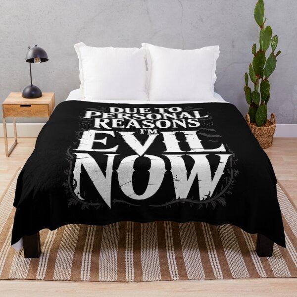 Item preview, Due to Personal Reasons I'm Evil Now Funny Sarcastic Gift designed and sold by Say It With Ink.