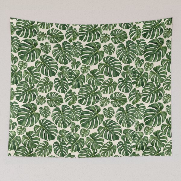 Item preview, Monstera Leaf Tropical Botanical Pattern designed and sold by NaphDesigns.