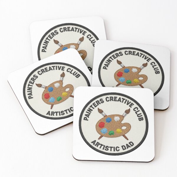 Item preview, Painters Creative Club Artistic Dad Patch designed and sold by Teeny Quities.