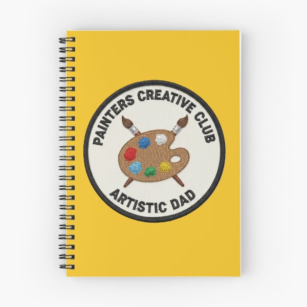 Item preview, Painters Creative Club Artistic Dad Patch designed and sold by Teeny Quities.