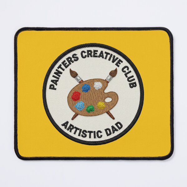 Item preview, Painters Creative Club Artistic Dad Patch designed and sold by Teeny Quities.