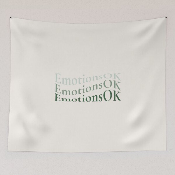 Item preview, EmotionsOK Typography Wave forest green linen · Welcome to you designed and sold by EmotionsOK.