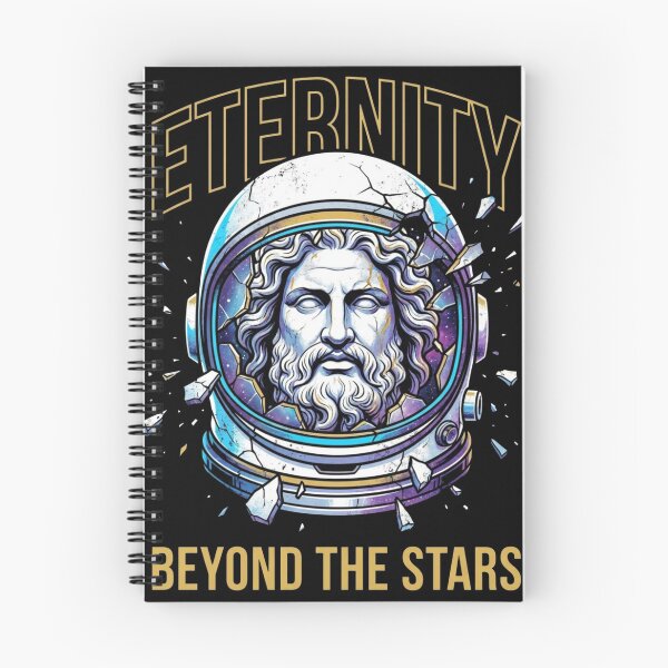 Item preview, Cosmic Eternity Astronaut Greek Statue T-Shirt designed and sold by Rahaf-shop9.