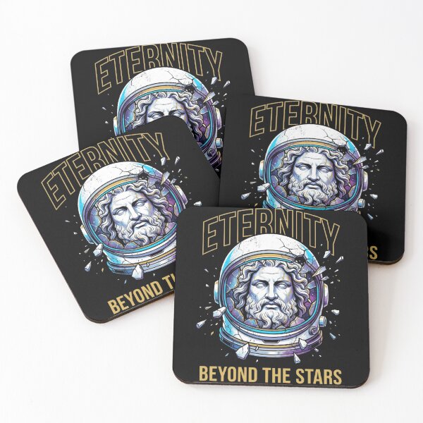 Item preview, Cosmic Eternity Astronaut Greek Statue T-Shirt designed and sold by Rahaf-shop9.