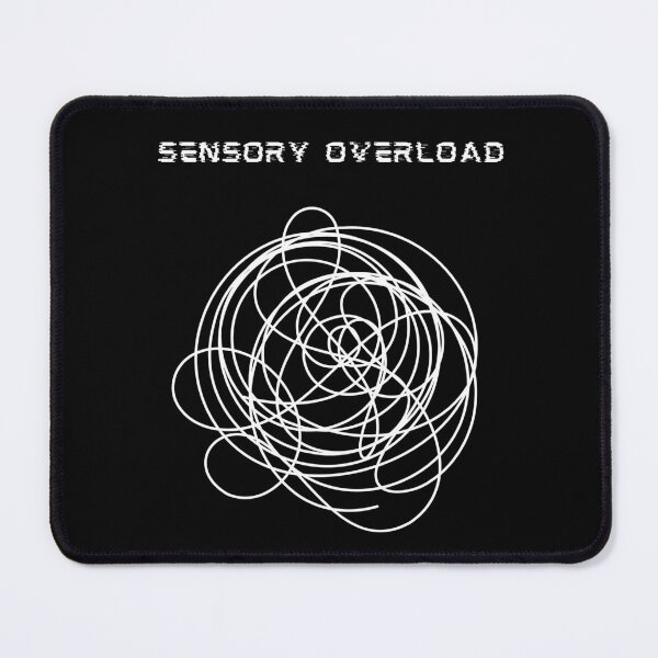 Item preview, Sensory overload scribble | ARFID/Neurodivergent chaos design designed and sold by HiPatti.