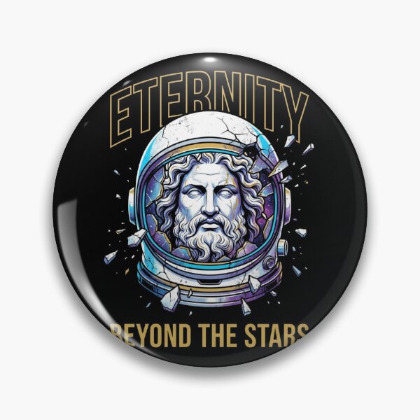 Item preview, Cosmic Eternity Astronaut Greek Statue T-Shirt designed and sold by Rahaf-shop9.
