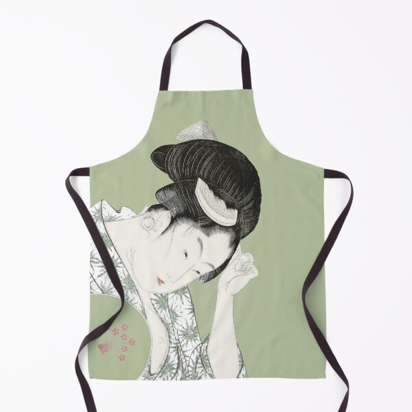 Item preview, Deeply Hidden – Modern Ukiyo-e / Sage Green Edition designed and sold by Black Swallow.