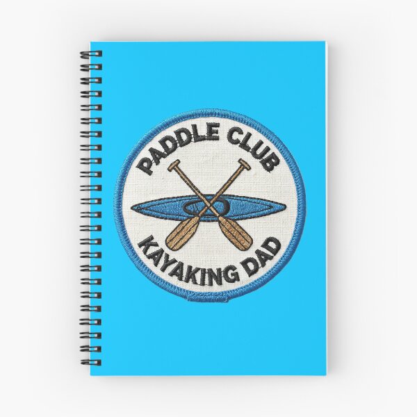 Artikelvorschau, Paddle Club Kayaking Dad Patch entworfen und verkauft von Teeny Quities.