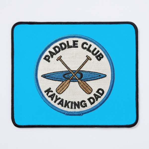 Item preview, Paddle Club Kayaking Dad Patch designed and sold by Teeny Quities.