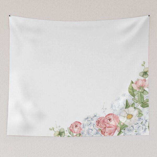 Item preview, Watercolor Corner Floral Arrangement designed and sold by eves_aquadreams.