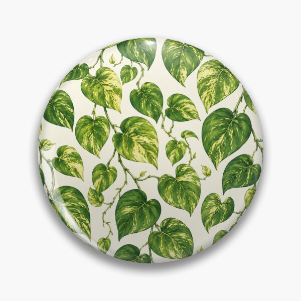 Item preview, Variegated Pothos Vine Botanical Pattern designed and sold by NaphDesigns.