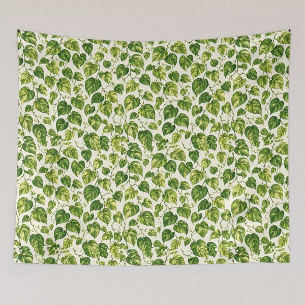 Item preview, Variegated Pothos Vine Botanical Pattern designed and sold by NaphDesigns.