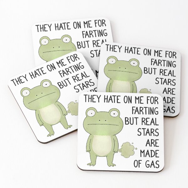 Item preview, They Hate On Me For Farting Funny Frog designed and sold by kamrankhan.
