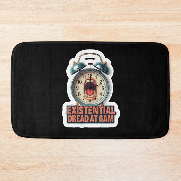 Item preview, Retro Alarm Clock Existential Dread 6AM designed and sold by MoodPeel_ .